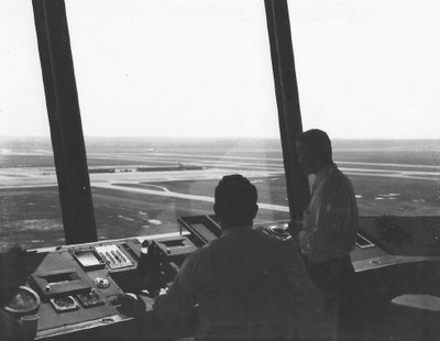 view from the tower 1961