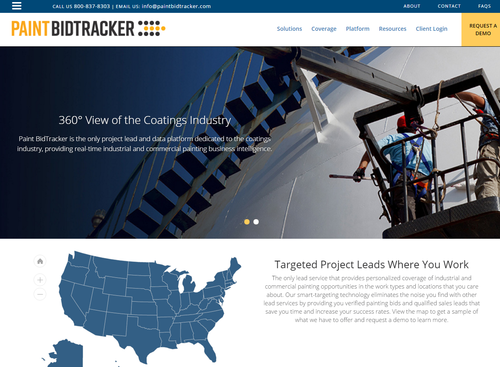 Paint BidTracker site