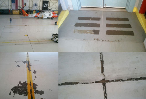 The general appearance of the deck is shabby and unsightly,