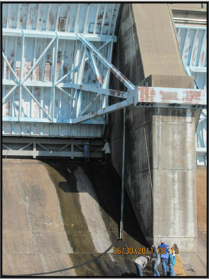 Richland Chamber Reservoir Spillway