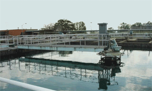 The flocculator blasting and painting project involves work at two plants